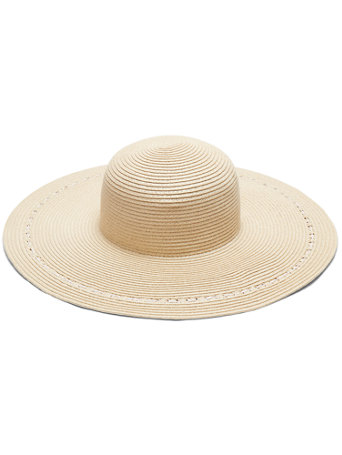 Natural Raffia Floppy Hat