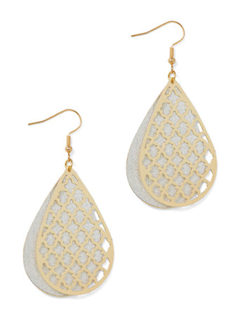 Double-Petal Lace Earring