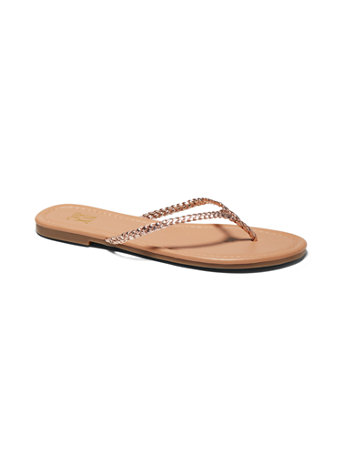 Braided Thong Flip-Flop Sandal