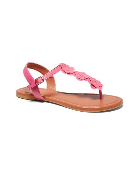 Floral T-Strap Sandal